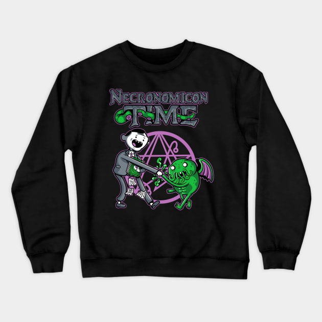 NecroTime Crewneck Sweatshirt by demonigote